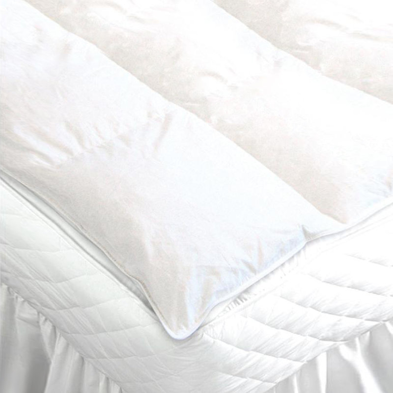Linen Depot Direct 0.5" Feathers Mattress Topper & Reviews Wayfair