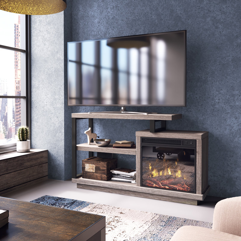 Ivy Bronx Louann Tv Stand For Tvs Up To 55 With Fireplace Reviews