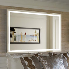 Lighted Bathroom Wall Mirror modern lighted bathroom mirrors | allmodern Lighted Bathroom Wall Mirror modern lighted bathroom mirrors | allmodern