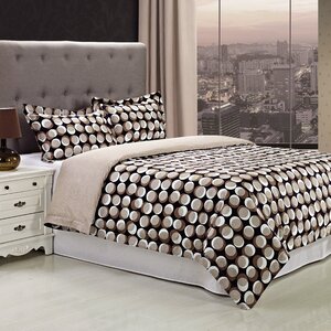 Monroe 3 Piece Reversible Duvet Cover Set