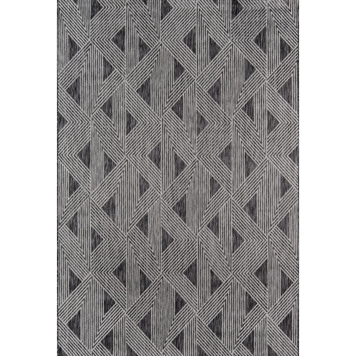 Novogratz By Momeni Sardinia Charcoal Indoor Outdoor Area Rug Sardinia Charcoal Indoor Outdoor Area Rug