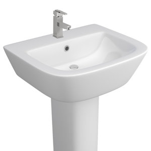 Kartell 53 cm Wandbefestigtes Waschbecken