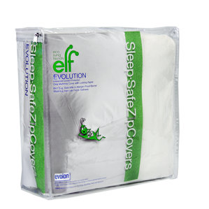 Evolon? Allergen Bed Bug and Dust Mite Proof Zip Cover Hypoallergenic Mattress Protector by Sleep Safe Bedding