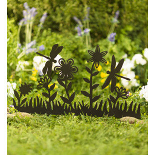 Dragonfly Garden Decor Wayfair Metal Dragonfly Garden Art