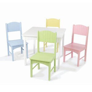 Nantucket Kids 5 Piece Table & Chair Set
