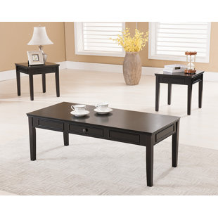 Espresso Coffee Table Sets You Ll Love Wayfair Leisha 3 Piece Coffee Table Set