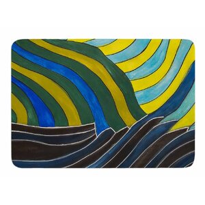 Desert Waves by NL Designs Bath Mat