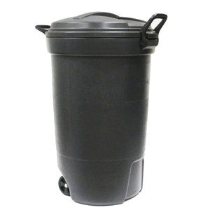 Rubbermaid Wheeled 32 Gallon Trash Can