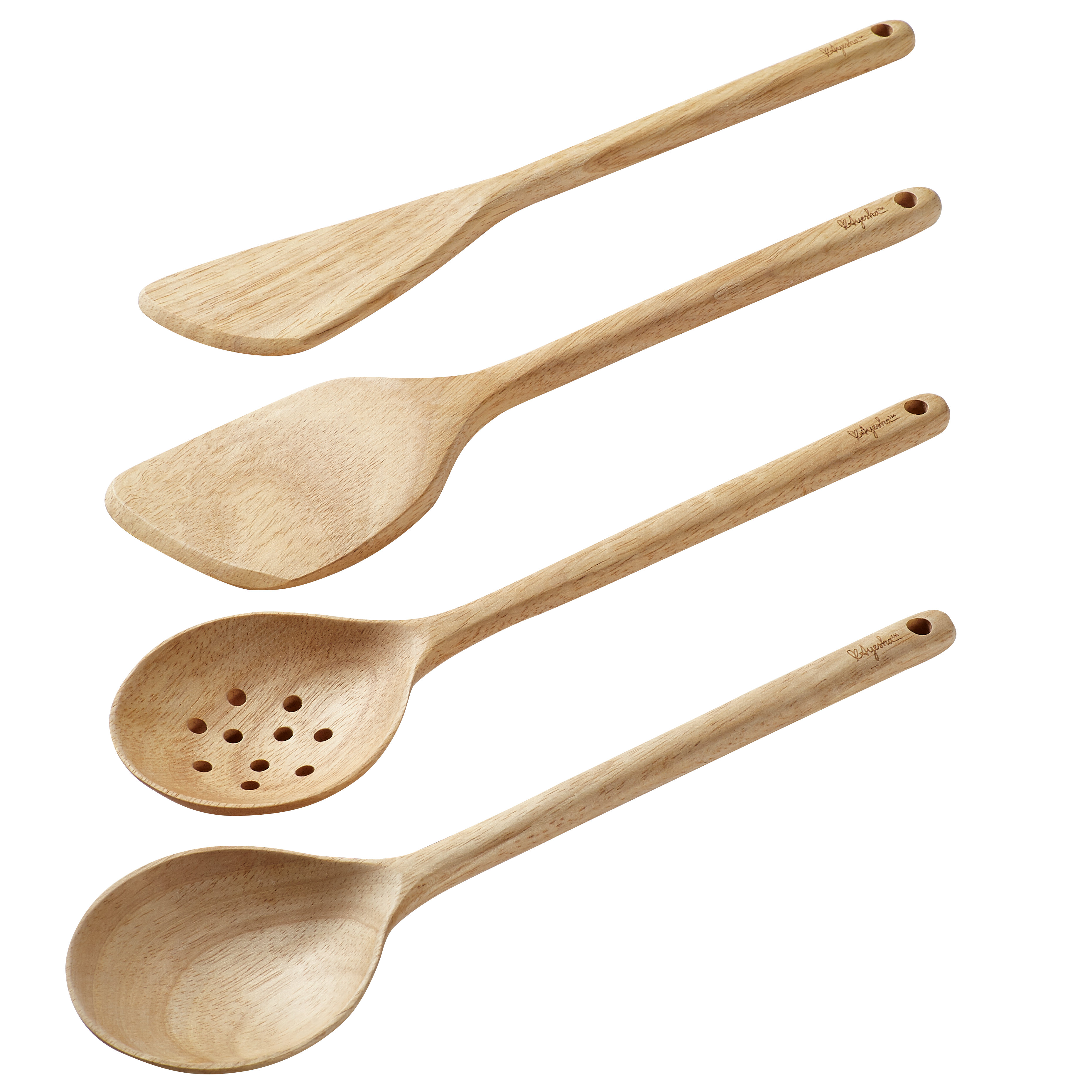 Calphalon Wooden Utensils 3 Piece Slotted Wood Utensil Set Wayfair