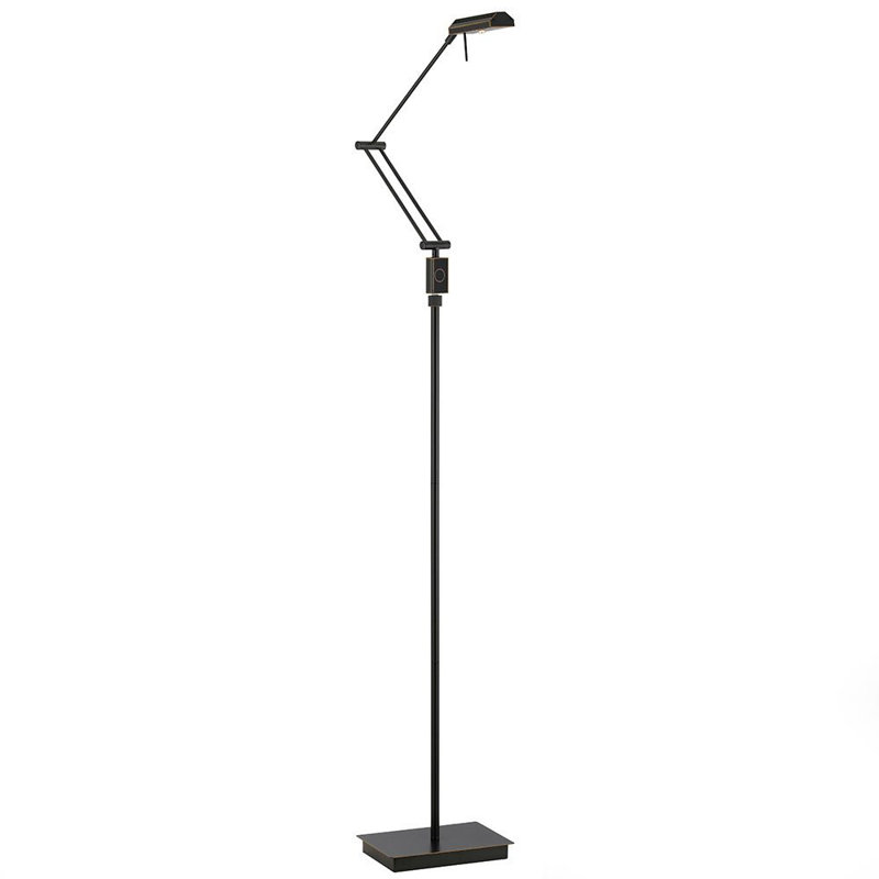 Abchomecollection 69 5 Led Swing Arm Floor Lamp With Dimmer Switch Abchomecollection 69 5 Led Swing Arm Floor Lamp With Dimmer Switch Wayfair