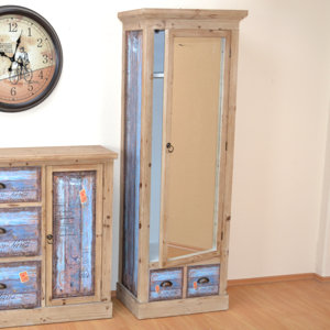 Drehtürenschrank, 180 cm H x 63 cm B x 41,5 cm ..