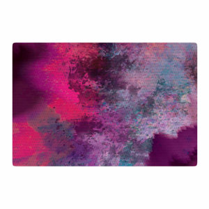 Nina May Mineral Watercolor Purple/Pink Area Rug