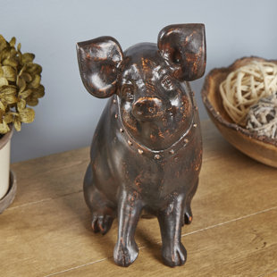 Kitchen Pig Decor Wayfair Ca Oney Portly Pig Decor