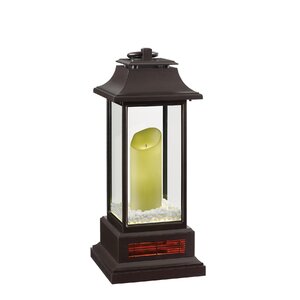 1500 Watt Portable Electric Forced Air Flameless Candle Lantern Infrared Heater