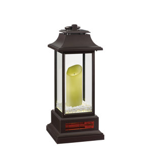 1500 Watt Portable Electric Forced Air Flameless Candle Lantern Infrared Heater