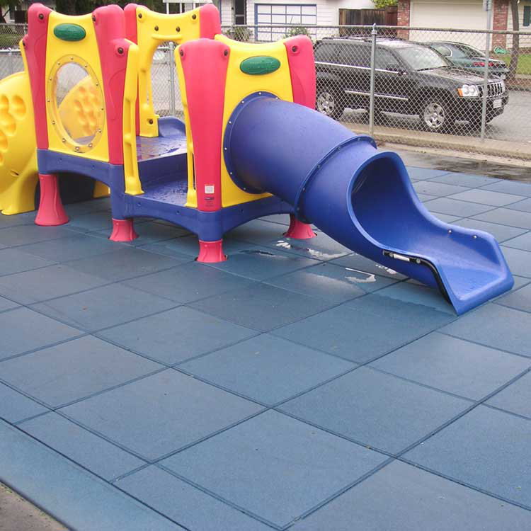 RubberCal, Inc. "EcoSafety" Interlocking Playground Tile & Reviews