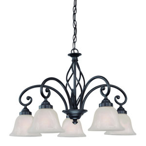 Wicker Park 5-Light Shaded Chandelier