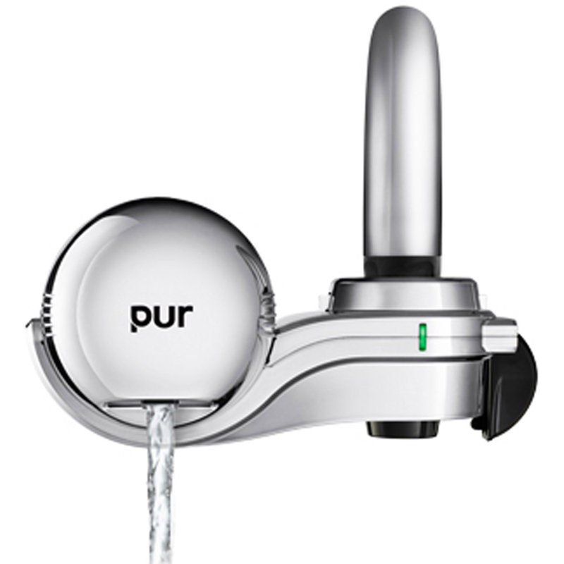 PUR Three Stage Horizontal Faucet Mount Filter & Reviews Wayfair