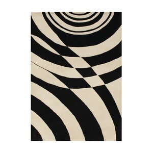 Peter Hand-Tufted Black Area Rug