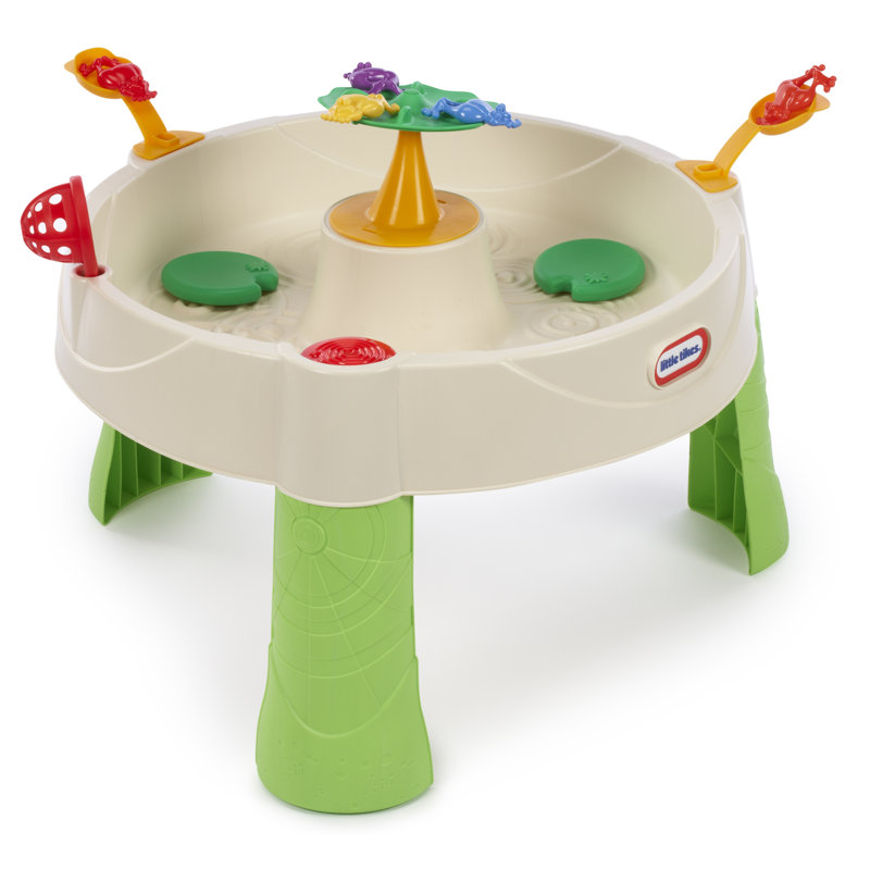 play day sand and water table with fish pond