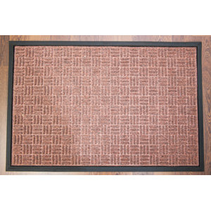 Doortex Brown Ribbed Heavy Duty Indoor/Outdoor Entrance Doormat