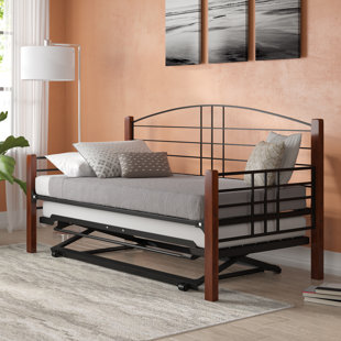 Pop Up Trundle Bed Wayfair Silberman Daybed With Trundle