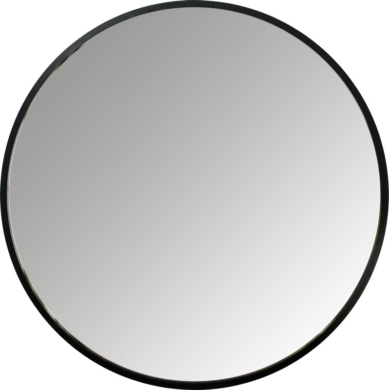 Black Wall Mirrors hub wall mirror & reviews | allmodern Black Wall Mirrors hub wall mirror & reviews | allmodern