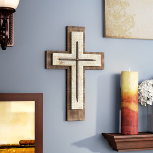 Decorative Wall Crosses Wayfair Weathered Wood Cross Wall Décor