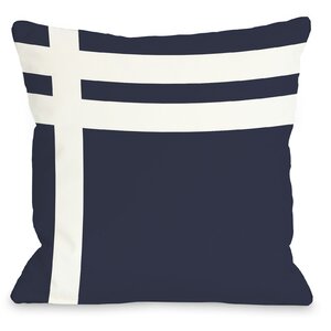 Three Lines Throw Pillow