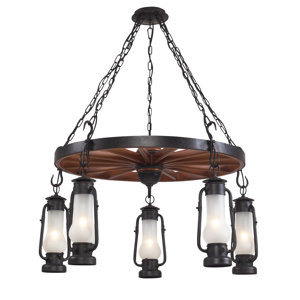 Chapman Stagecoach 5-Light Outdoor Chandelier