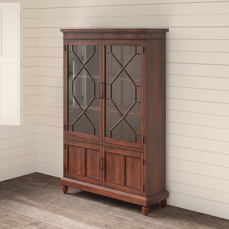 Birch Lane™ Heritage Lisbon Solid Rubberwood Lighted China