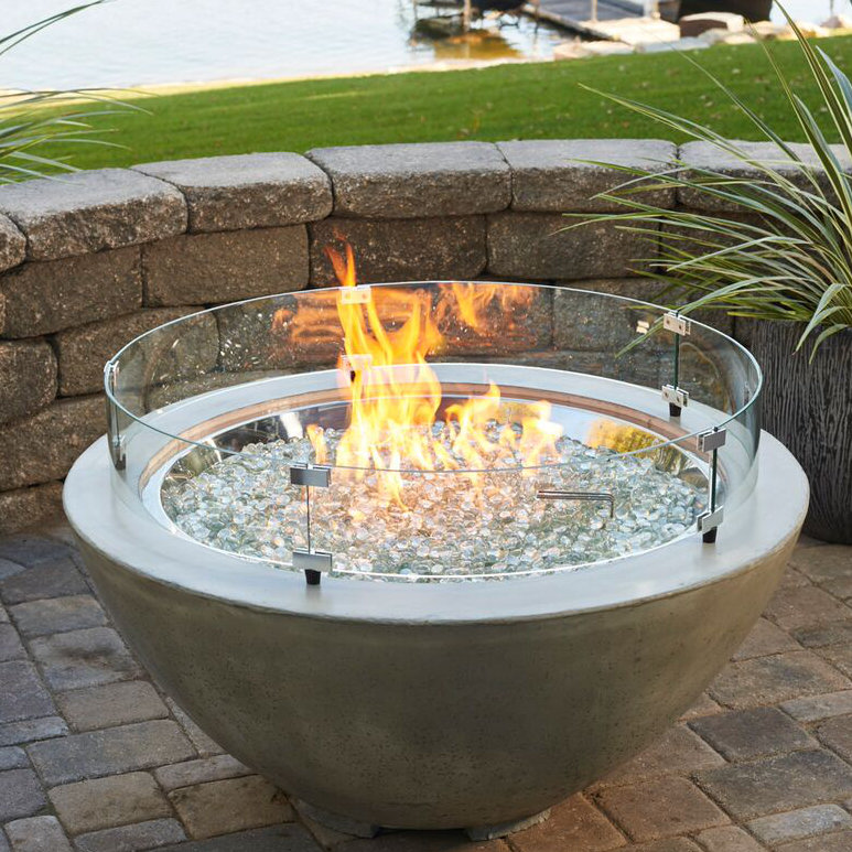 Wayfair The Outdoor Greatroom Company Cove Concrete Propane Cove Concrete Propane Natural Gas Fire Pit
