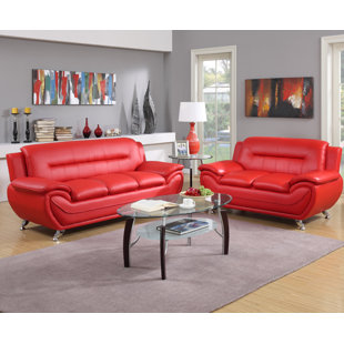 Red Living Room Sets You\'ll Love | Wayfair Red Living Room Sets You\'ll Love | Wayfair