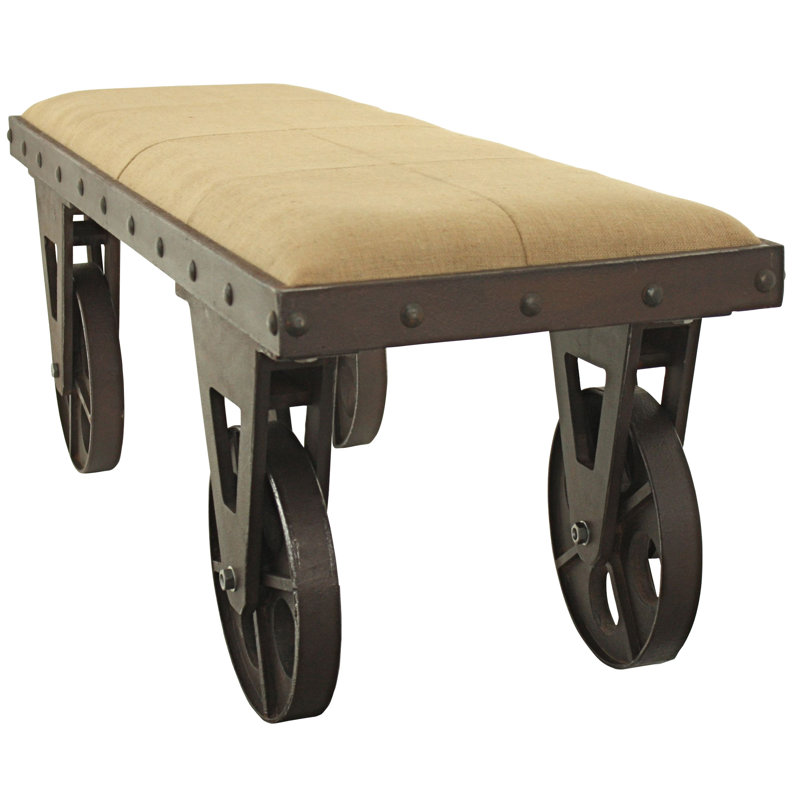 Aspire Bolton Upholstered Bench & Reviews Wayfair