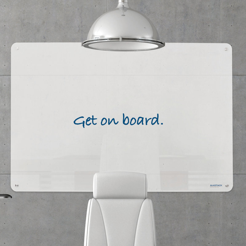 Martack Specialties Glass Wall Mounted Whiteboard & Reviews Wayfair.ca