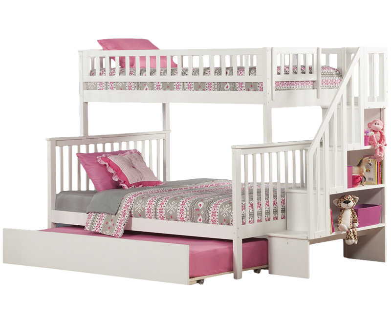 Viv + Rae Shyann Twin Over Full Bunk Bed with Trundle & Reviews Wayfair