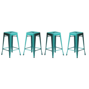 Set Of 4 Bar Stools Wayfair Quickview