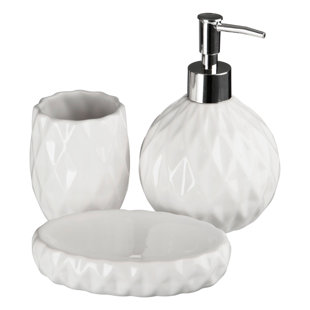 Accessory Sets Saturn 3 Piece Bathroom Accessory Set