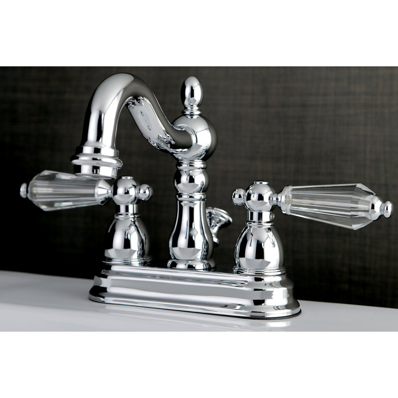 Kingston Brass Wilshire Standard Centerset Bathroom Faucet with Drain