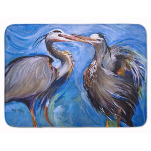 Heron Love Memory Foam Bath Rug