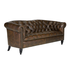 3-Sitzer Sofa Derry aus Echtleder von Massivum
