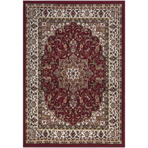 Paterson Dark Red Area Rug