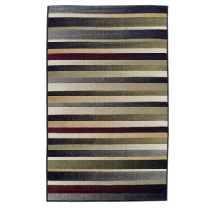 Black White Striped Rugs You Ll Love Wayfair Azaleh Corona Black Gray Area Rug