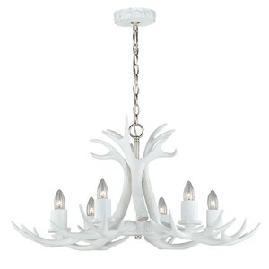 Vail Antler 6-Light Candle-Style Chandelier