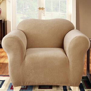 Stretch Pearson Box Cushion Armchair Slipcover