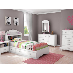 Tiara Twin Platform Configurable Bedroom Set
