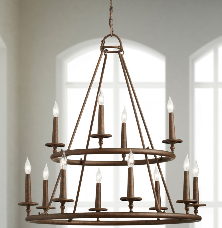 Loon Peak Bedford 12Light CandleStyle Chandelier & Reviews Wayfair
