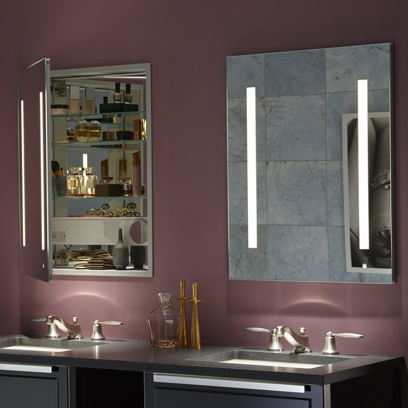 Robern AiO 23.25" x 30" Recessed Medicine Cabinet with ...