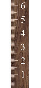 Winston Porter Jerald Wooden Growth Chart Wayfair Jerald Wooden Growth Chart