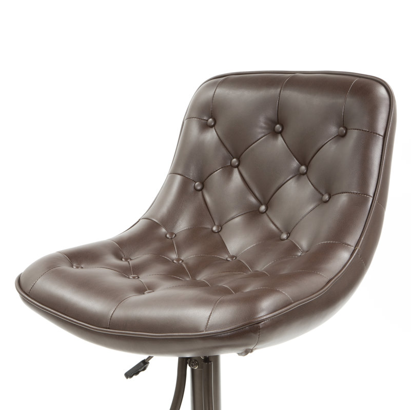 Latitude Run Ellerbe Adjustable Height Swivel Bar Stool & Reviews Wayfair